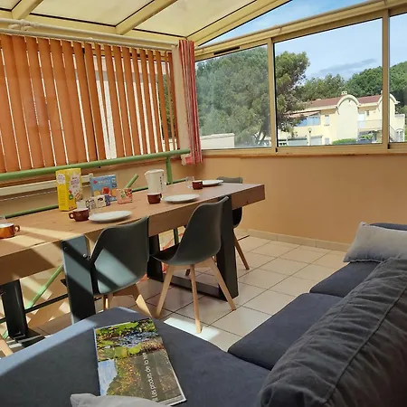 - T2 Mezzanine Climatisé - 6 Pers - Parking Proche - Fr-1-796-87 Gruissan